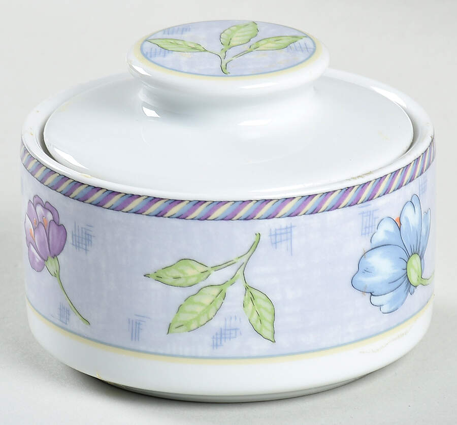 Lilac Garden Sugar Bowl & Lid by Studio Nova-1