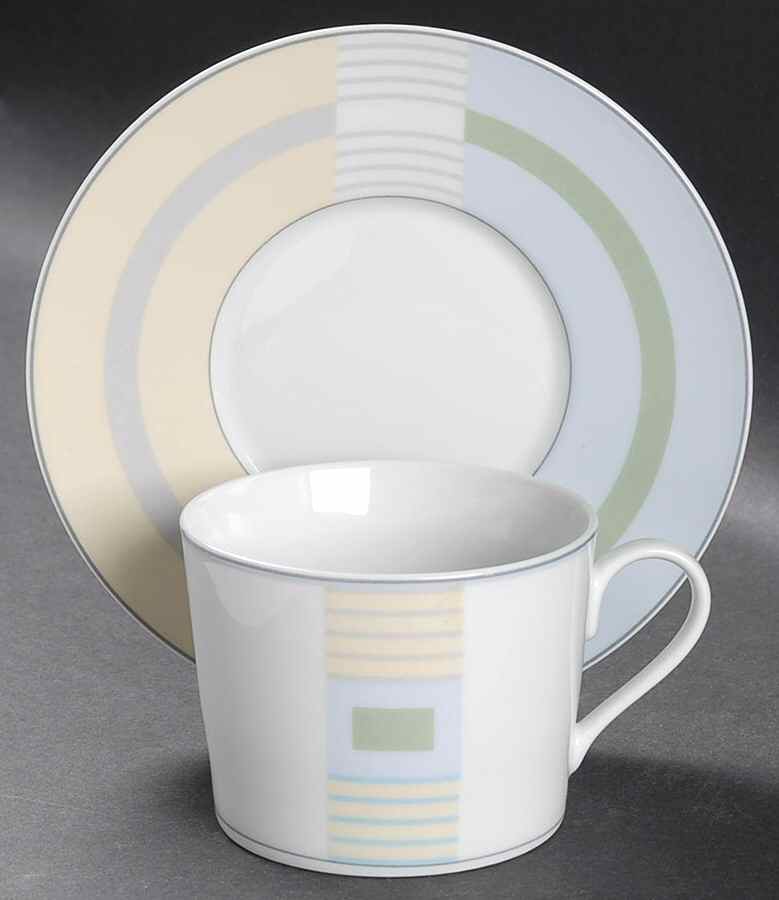 Parallel Flat Cup & Saucer Set by Studio Nova-1
