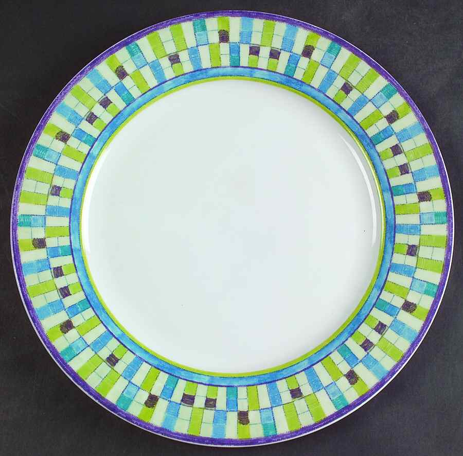 Venetian Mosaic Dinner Plate by Studio Nova-1