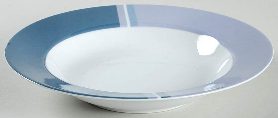Veridian Rim Soup Bowl by Studio Nova-1