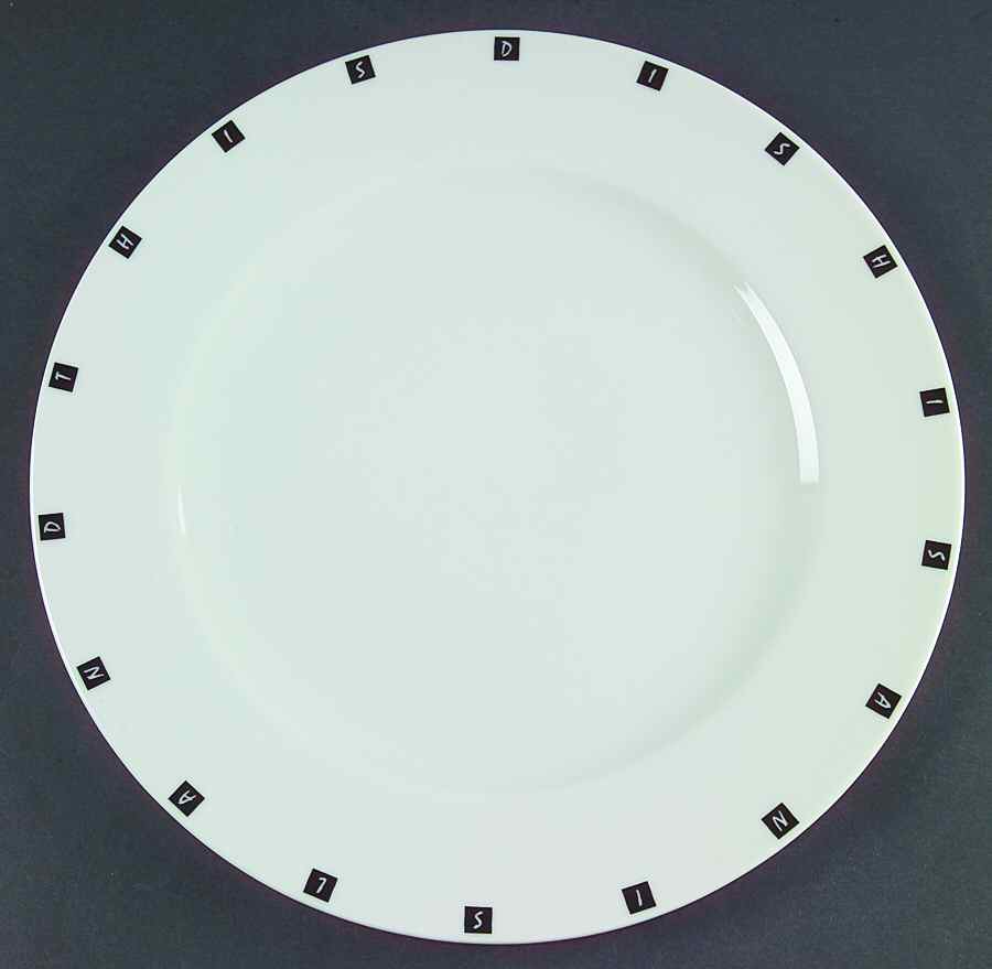 Words For You Salad Plate by Studio Nova-1