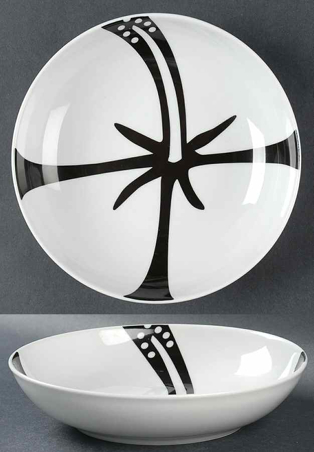 Aloha Black Coupe Soup Bowl by Studio Nova-1