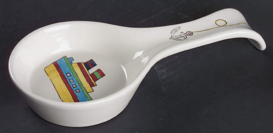 Yacht Race Spoon Rest/Holder (Holds 1 Spoon) by Studio Nova-1