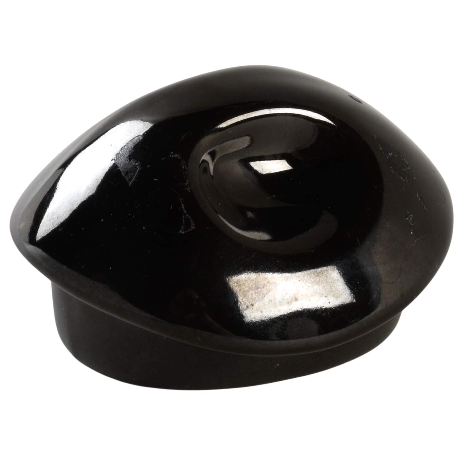 Nova Black (Newer, Grayish White Center) Lid for Sugar Bowl by Sango-1