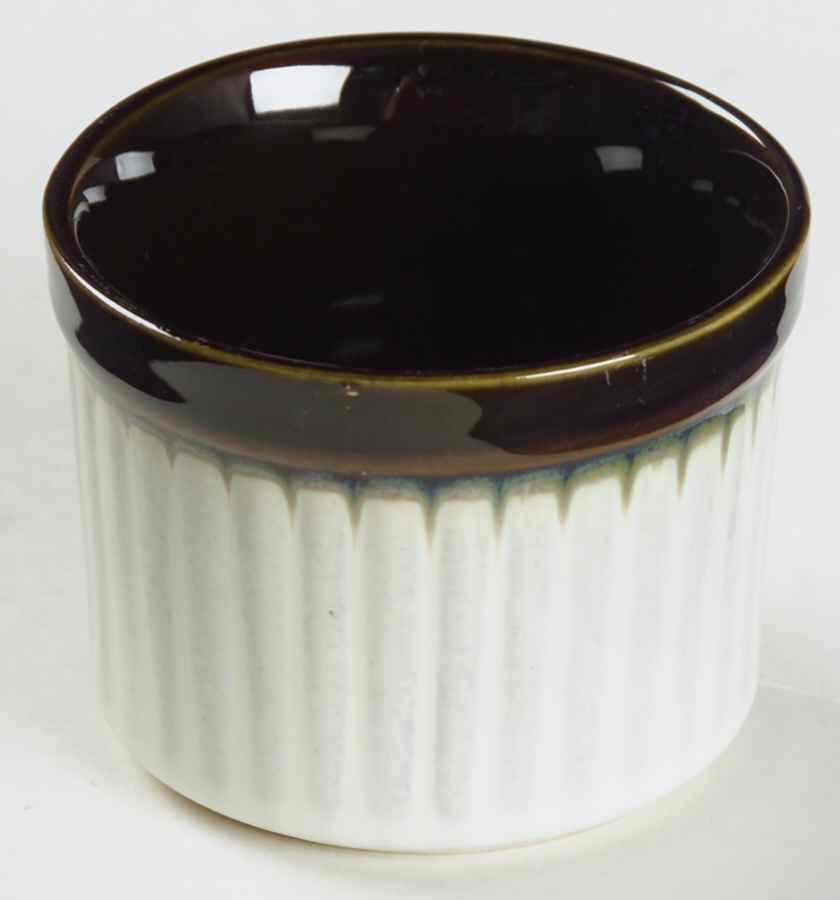 Nova Black (Newer, Grayish White Center) Ramekin by Sango-1