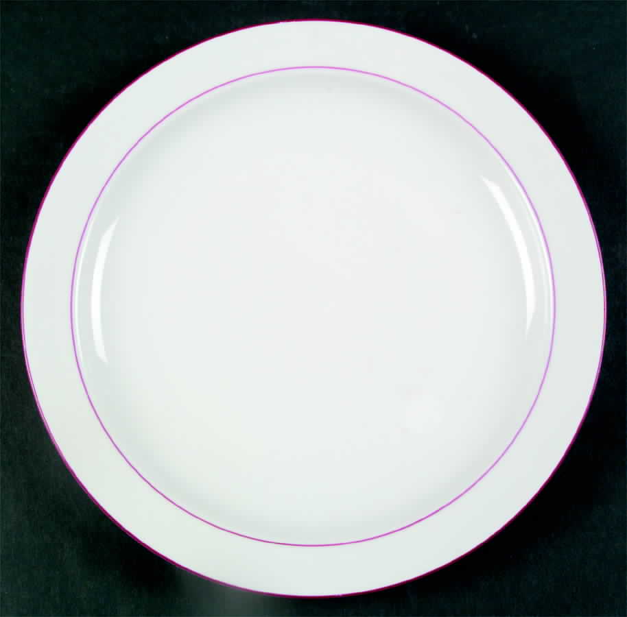 Rainbow Pink Dinner Plate by Seltmann-1