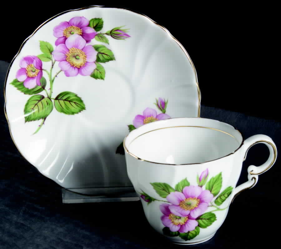 680-21 Flat Cup & Saucer Set by Stanley China (ENG)-1