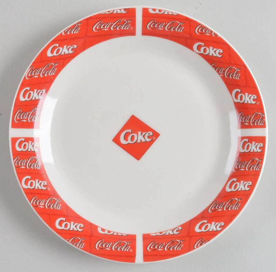 Coca Cola Salad Plate by Sakura-1