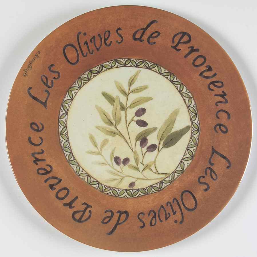 Les Olives Melamine Dinner Plate by Sakura-1