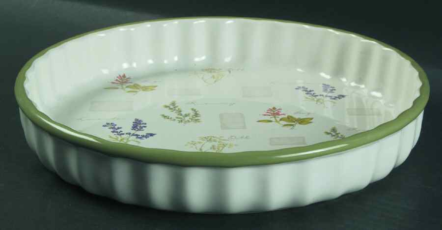 Herb Garden 10" Quiche by Sonoma Home-1