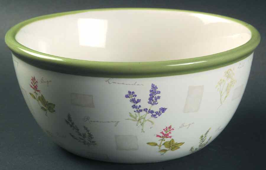 Herb Garden Coupe Cereal Bowl by Sonoma Home-1