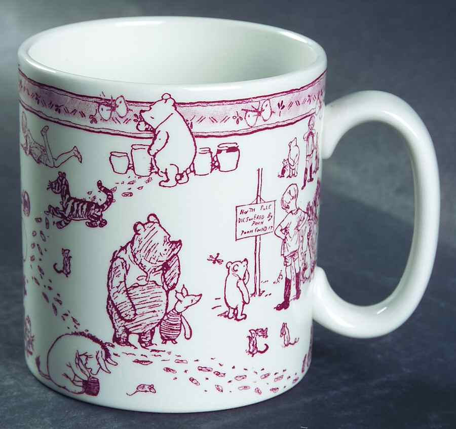 Classic Pooh Discovery (Pink) Child's Mug by Spode-1