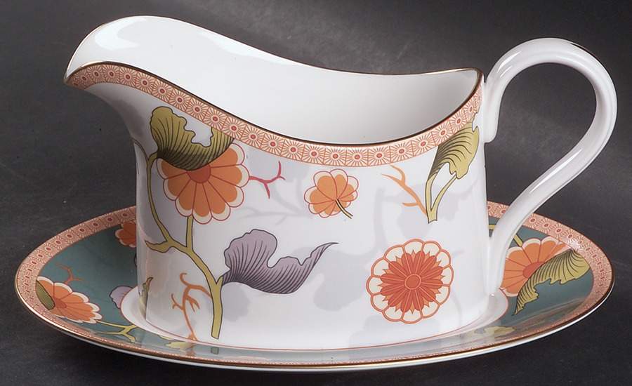 Kyushu Gravy Boat & Underplate by Spode-1