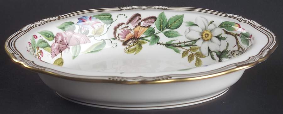 Butterfly Garden 9" Oval Vegetable Bowl by Spode-1
