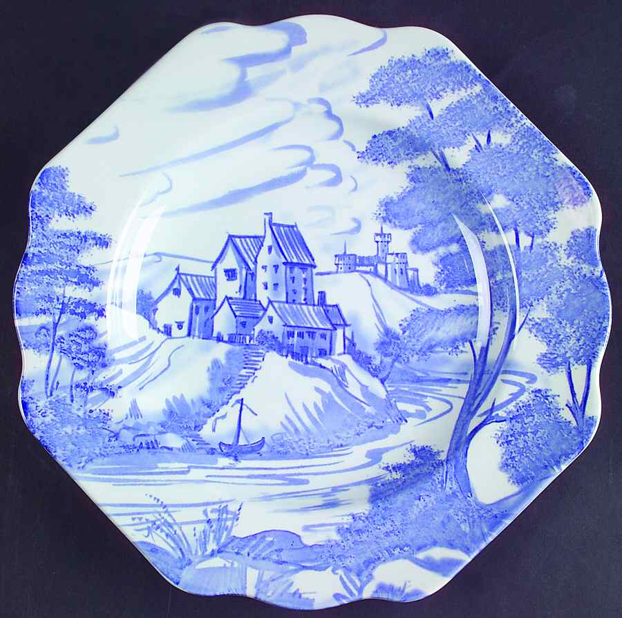 Blue Room Delftware Luncheon Plate by Spode-1