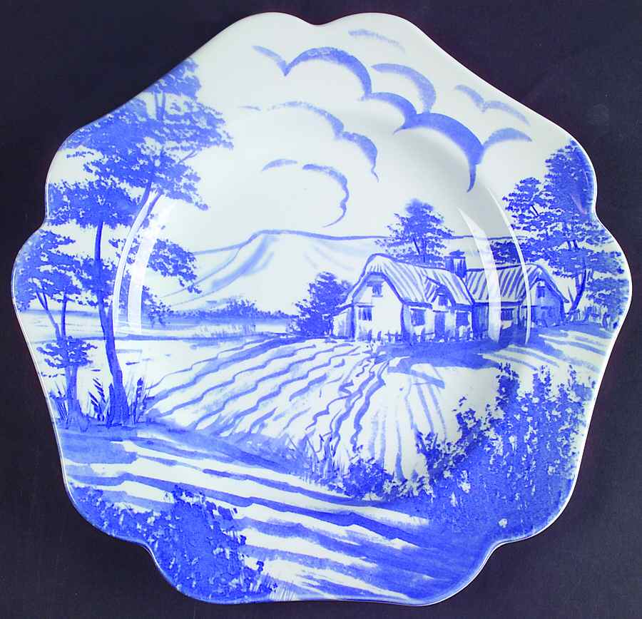 Blue Room Delftware Luncheon Plate by Spode-1