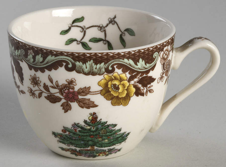 Christmas Tree Grove Flat Cup by Spode-1
