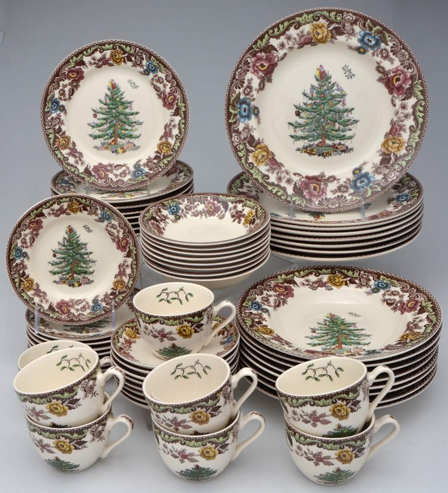 Christmas Tree Grove 56 Piece Set by Spode-1