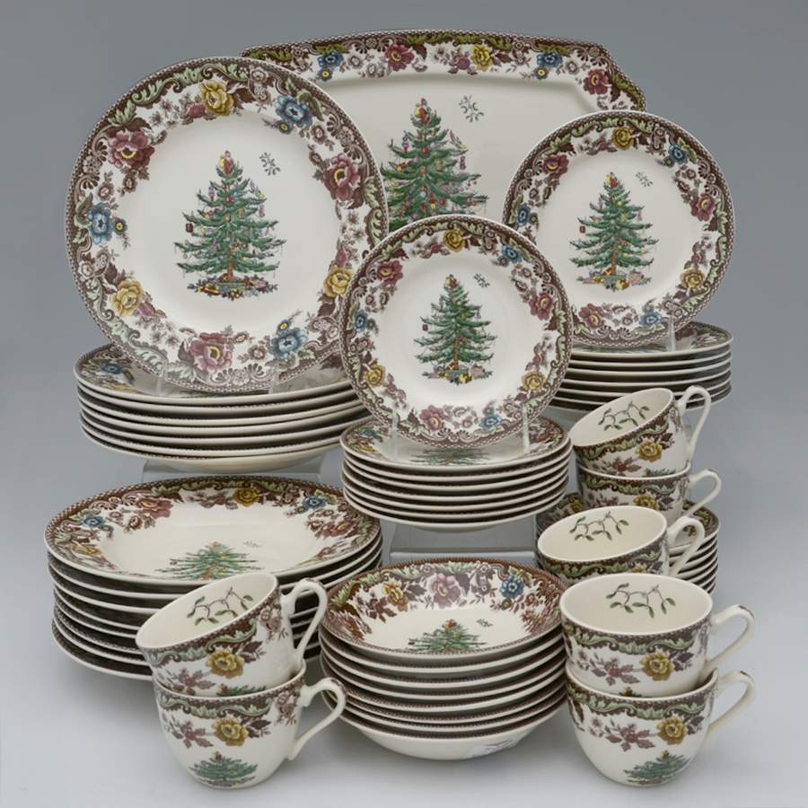 Christmas Tree Grove 57 Piece Set by Spode-1