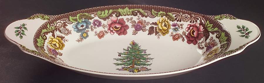 Christmas Tree Grove Bread Tray by Spode-1
