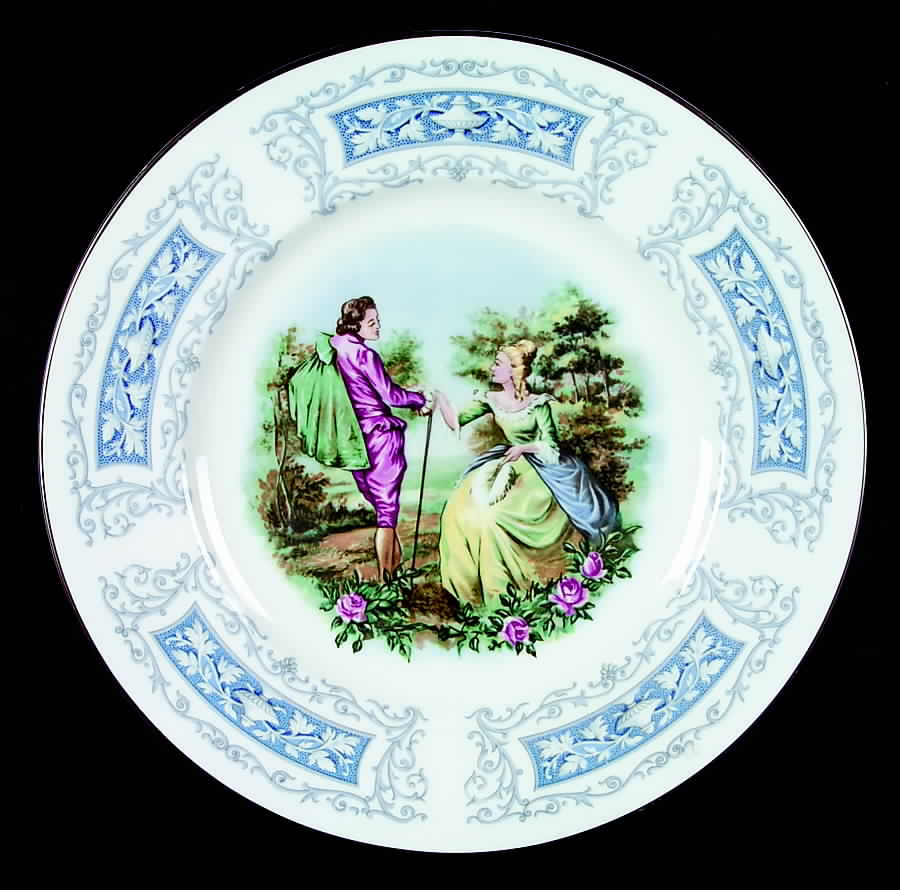 Columbia Dinner Plate by Shelley-1