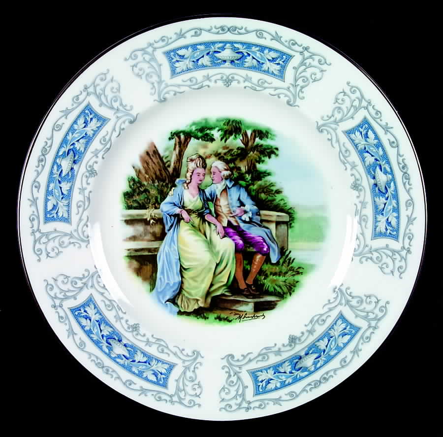 Columbia Dinner Plate by Shelley-1
