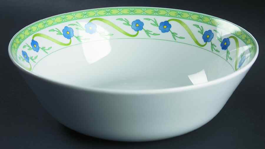 Happy Meadow 9" Round Vegetable Bowl by Studio Nova-1