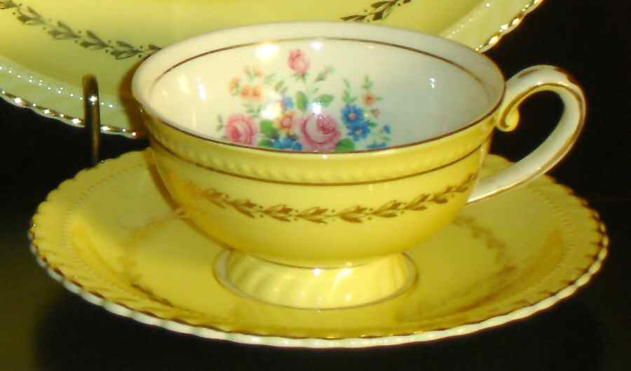 STB264 Footed Cup & Saucer Set by Steubenville-1