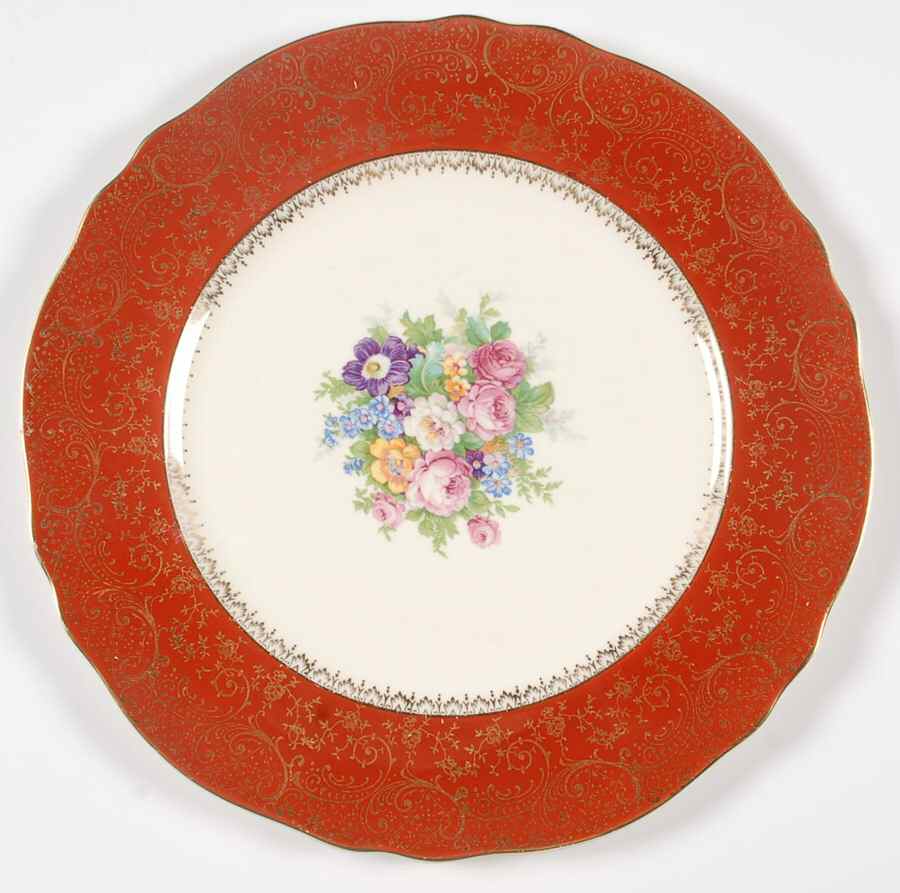 2015 Red Dinner Plate by Steubenville-1