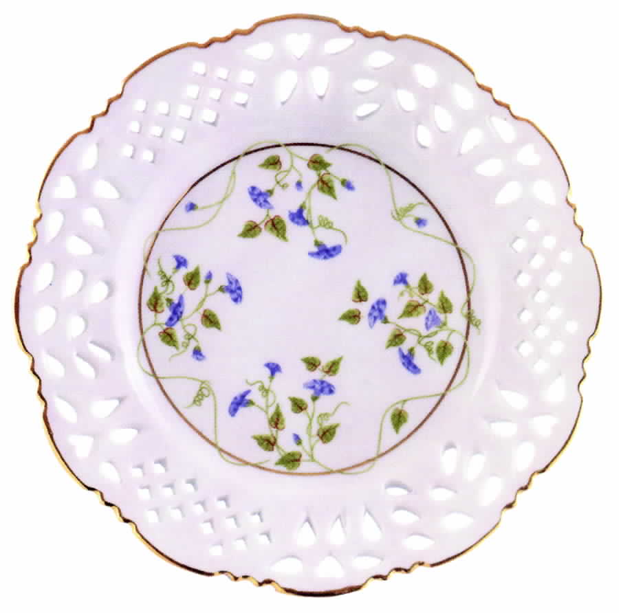Morning Glory Dinner Plate by Sadek-1