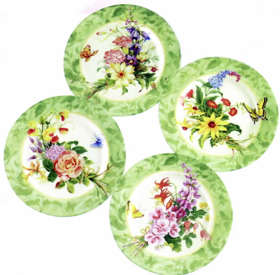 Elizabeth's Garden Salad/Dessert Plate by Sadek-1