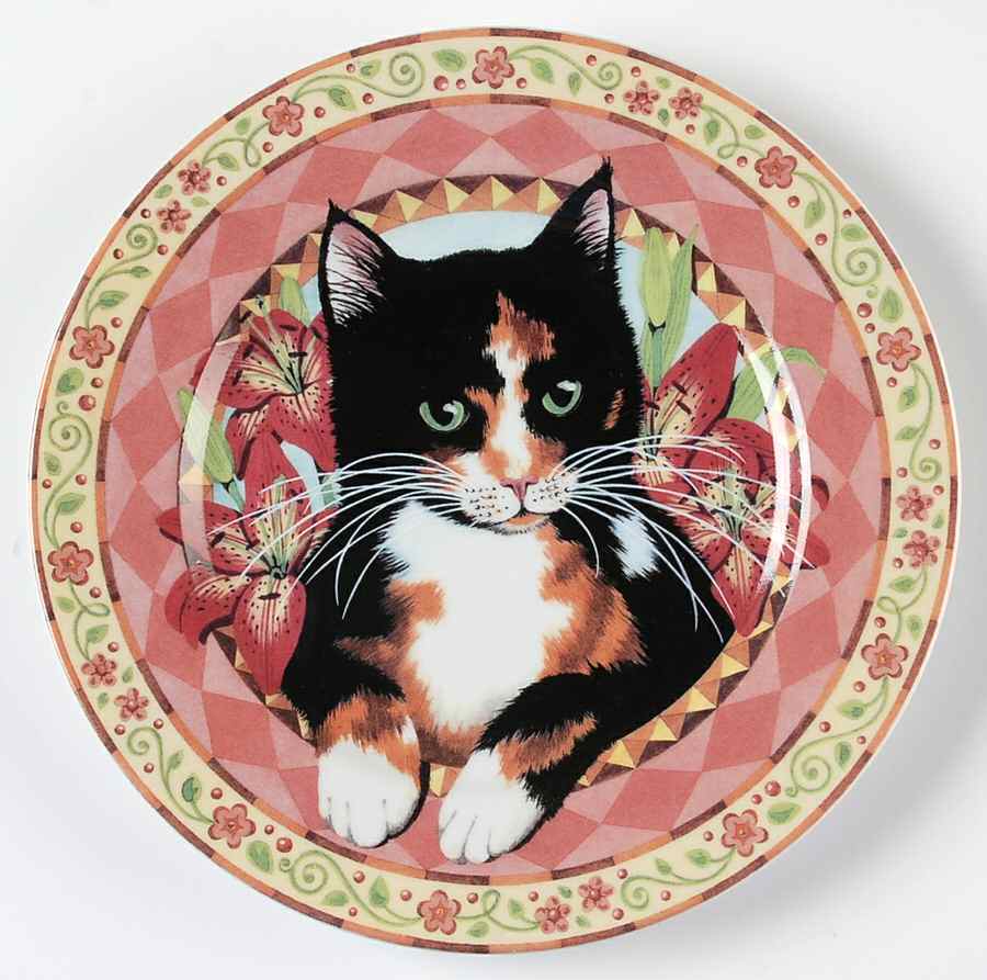 Cat's Meow Salad/Dessert Plate by Sadek-1