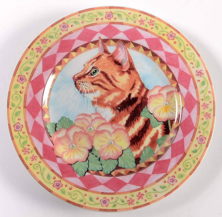 Cat's Meow Salad/Dessert Plate by Sadek-1