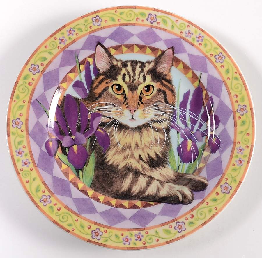 Cat's Meow Salad/Dessert Plate by Sadek-1
