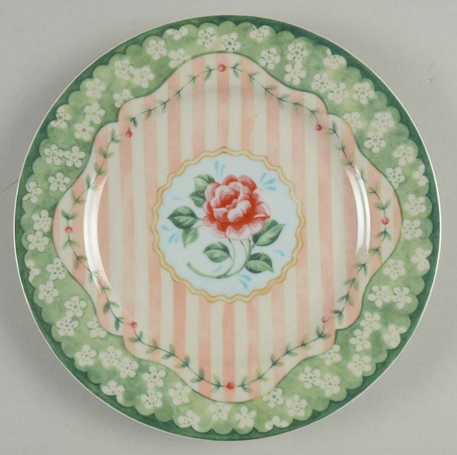 Vintage Rose Salad/Dessert Plate by Sadek-1