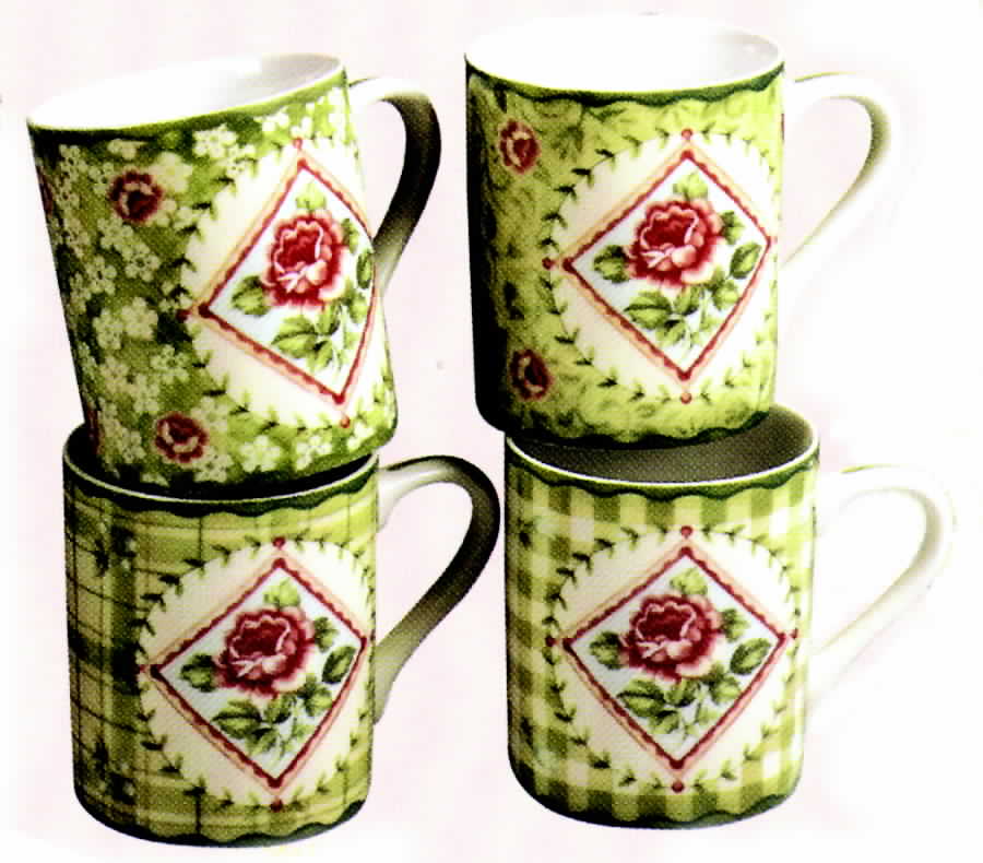 Vintage Rose Mug by Sadek-1