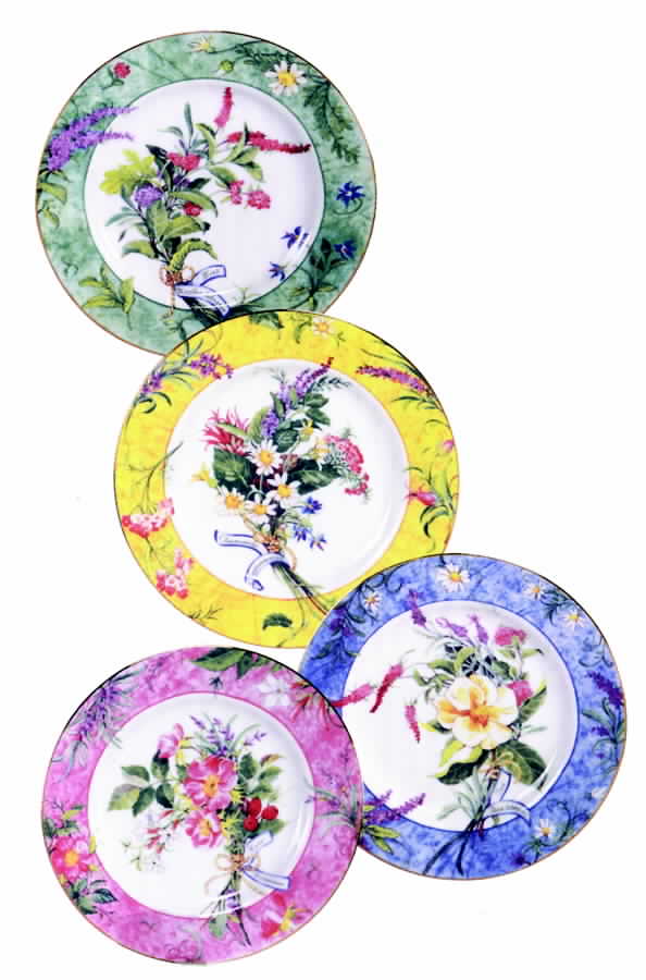 Tea Garden Salad/Dessert Plate by Sadek-1