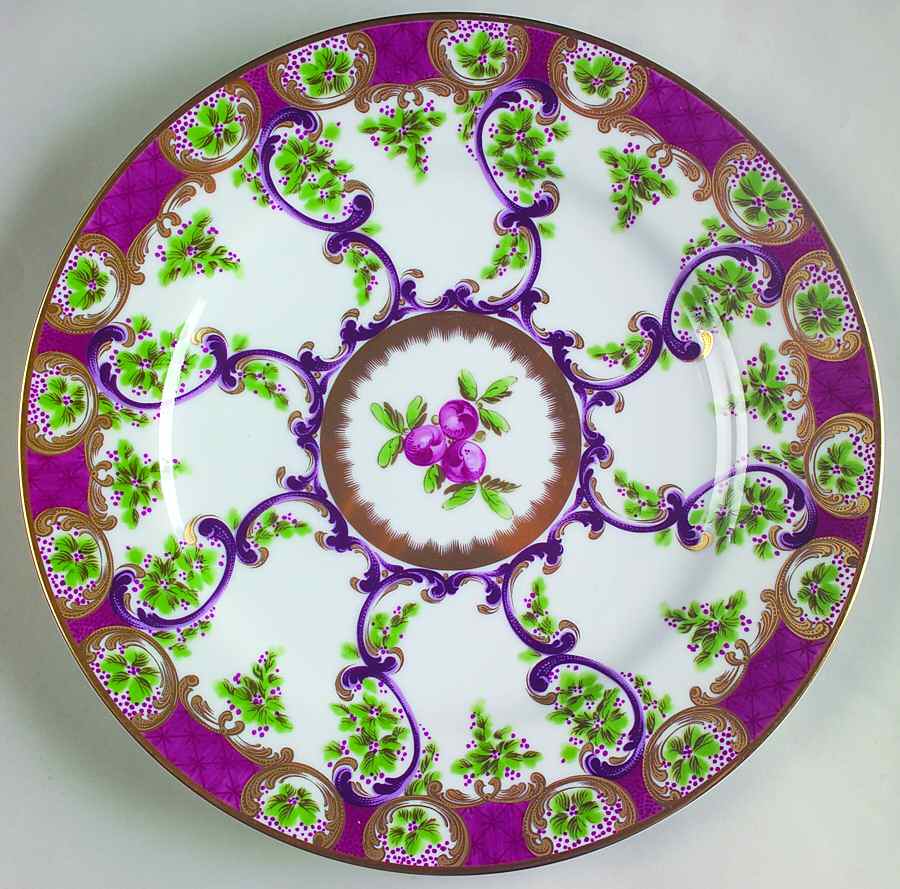 Manvers Scroll Dinner Plate by Sadek-1