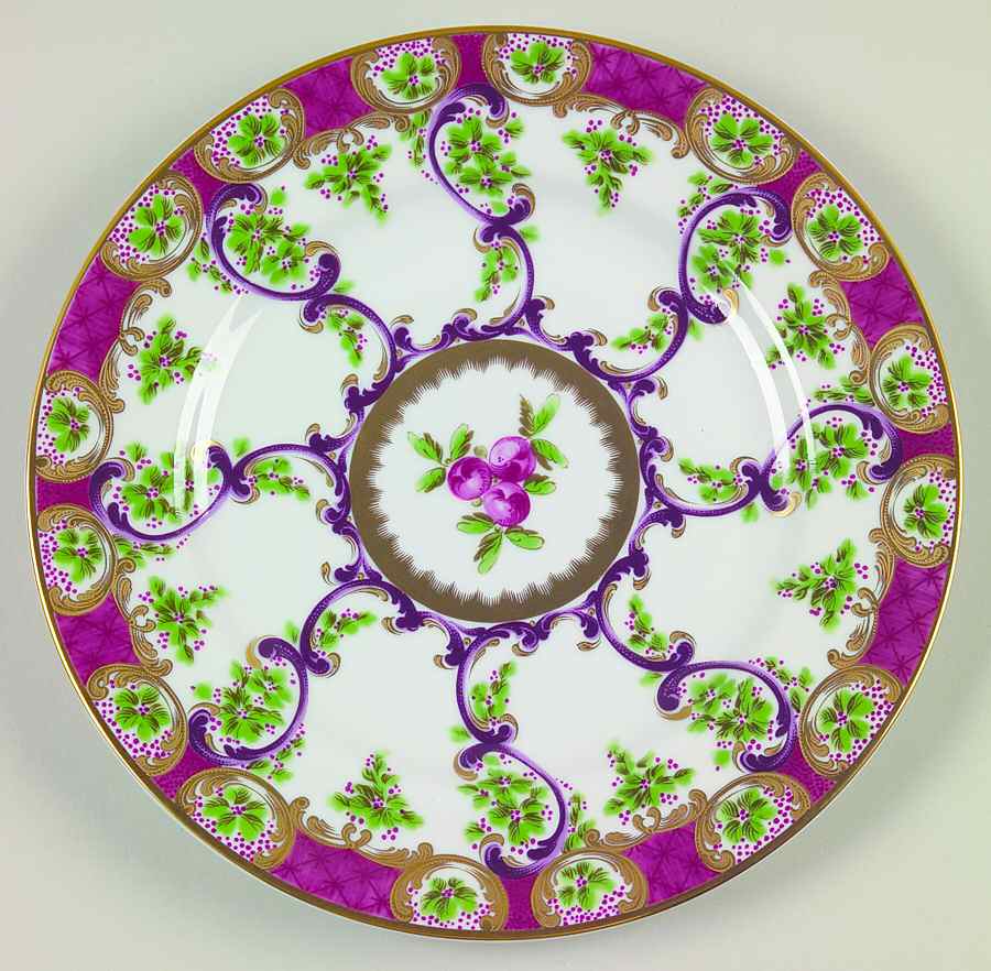 Manvers Scroll Salad/Dessert Plate by Sadek-1
