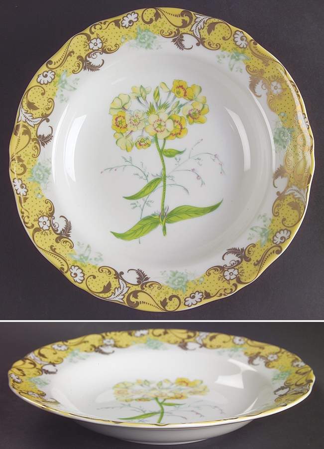 English Garden Rim Soup Bowl by Sadek-1