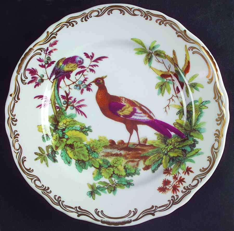 Exotic Birds Salad/Dessert Plate by Sadek-1