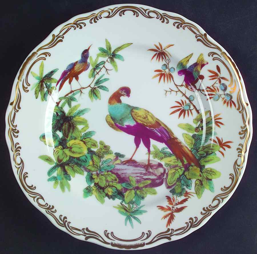 Exotic Birds Salad/Dessert Plate by Sadek-1