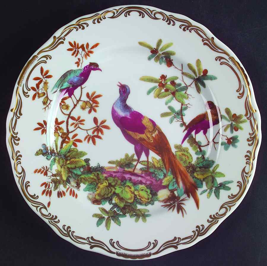 Exotic Birds Salad/Dessert Plate by Sadek-1