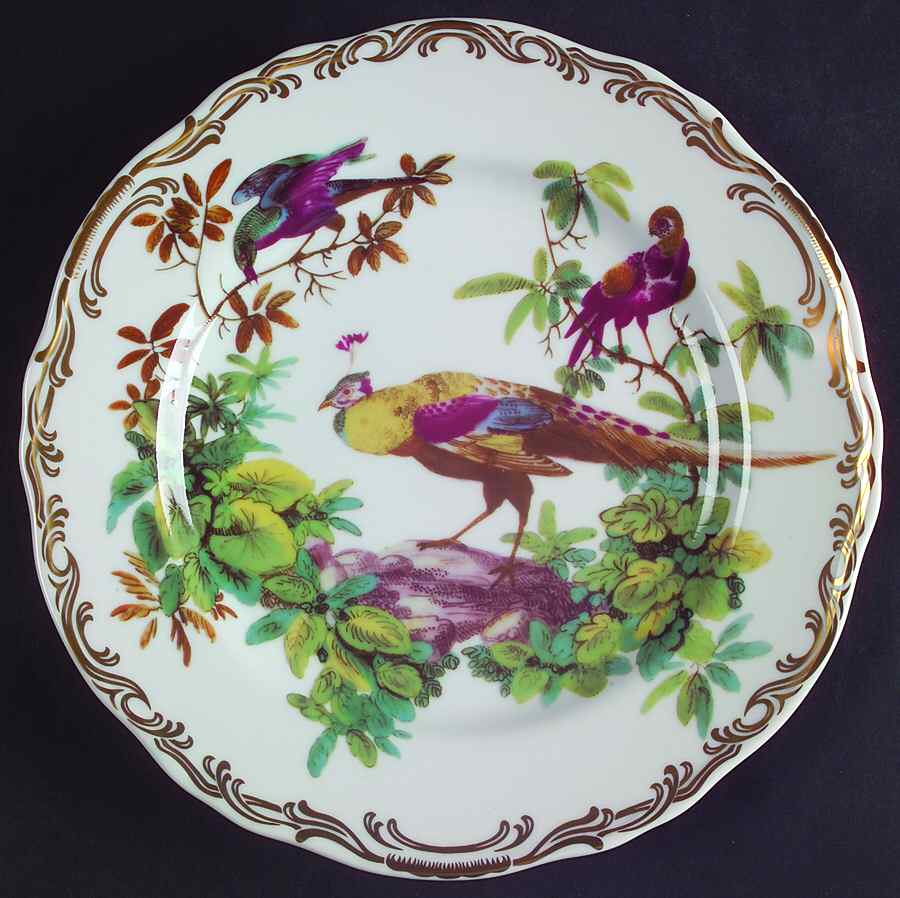 Exotic Birds Salad/Dessert Plate by Sadek-1