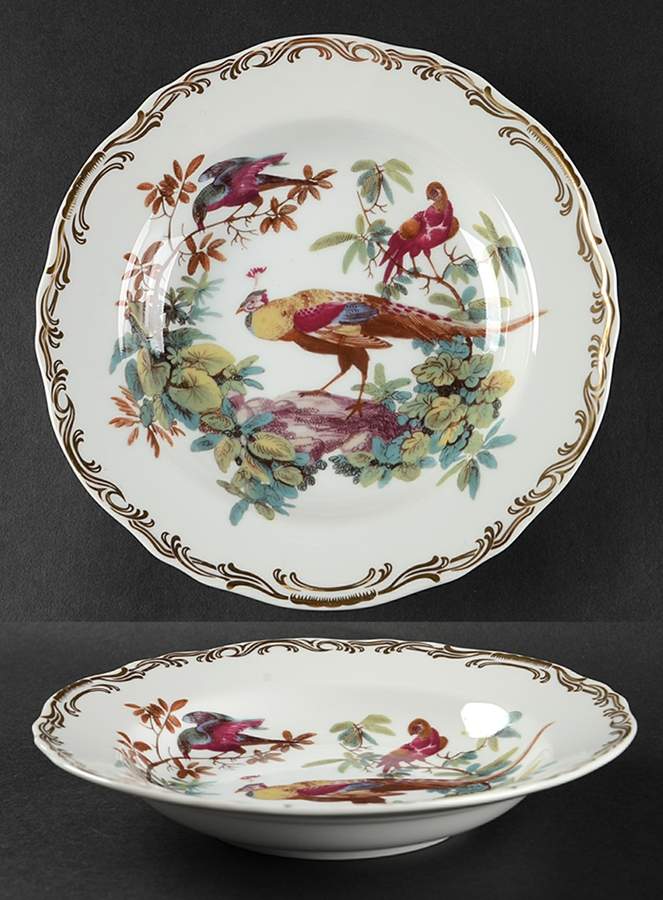 Exotic Birds Rim Soup Bowl by Sadek-1