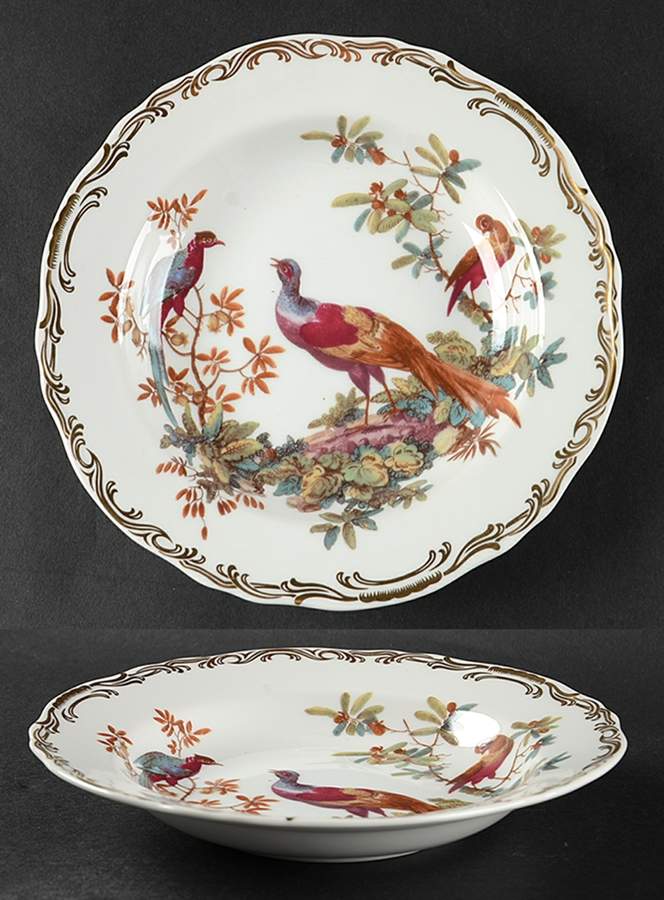 Exotic Birds Rim Soup Bowl by Sadek-1
