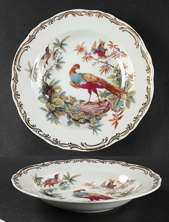 Exotic Birds Rim Soup Bowl by Sadek-1