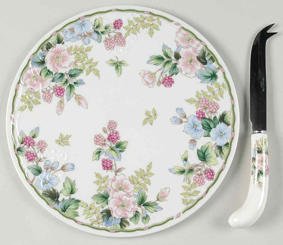Flowers & Berries Cheese & Cracker Board & Knife by Sadek-1
