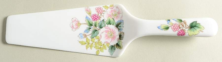 Flowers & Berries Solid Ceramic Pie/Cake Server by Sadek-1