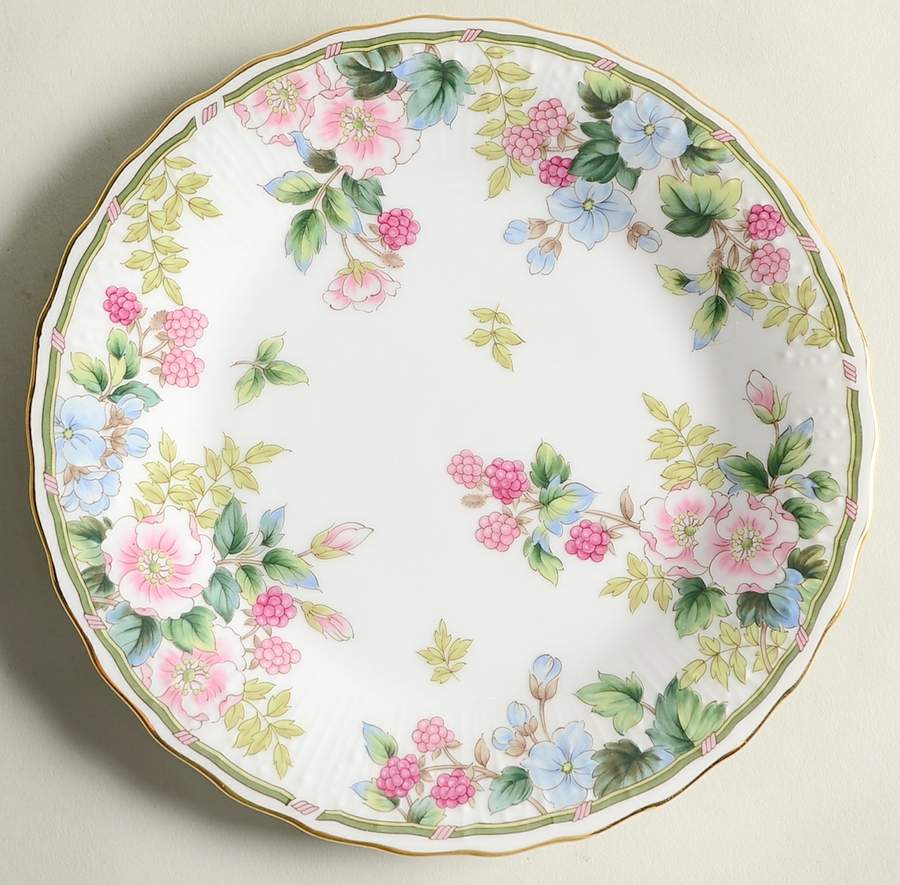 Flowers & Berries Dessert/Pie Plate by Sadek-1